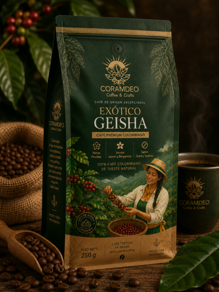 Café Exótico Geisha CORAMDEO Coffee & Crafts