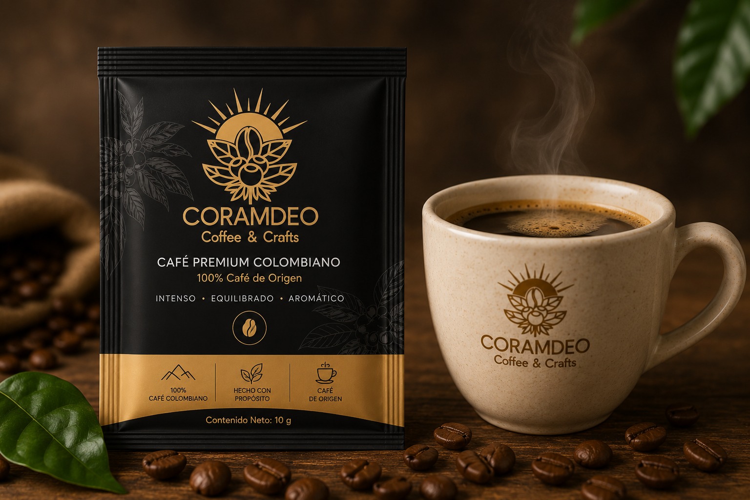 sachets de café premium CORAMDEO Coffee & Crafts - Imagen 2