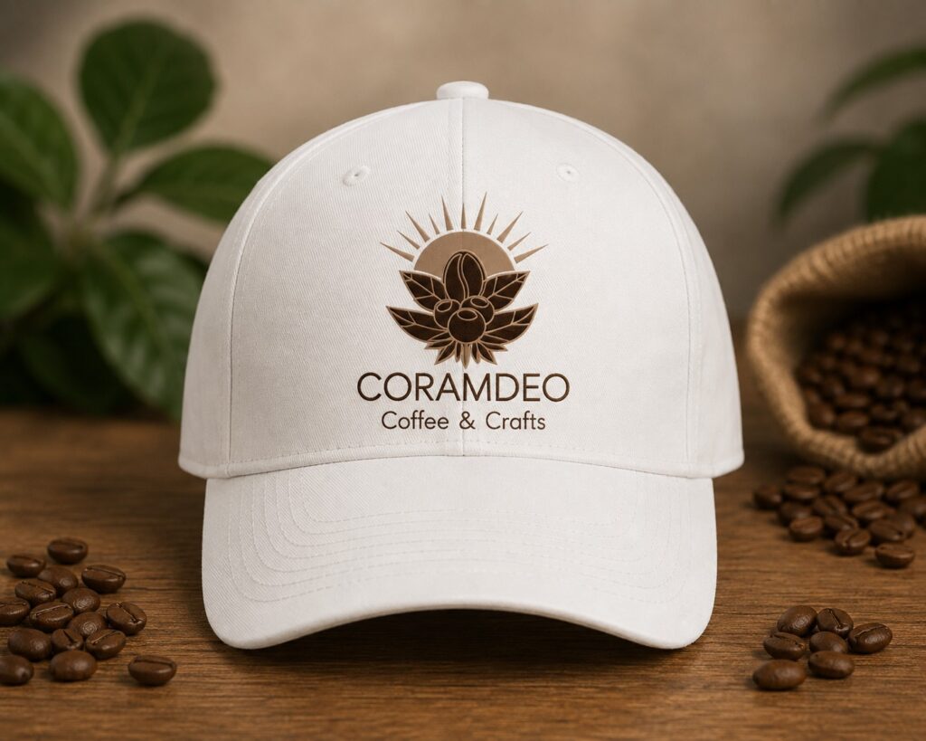 Gorra Coramdeo Blanca beisbolera