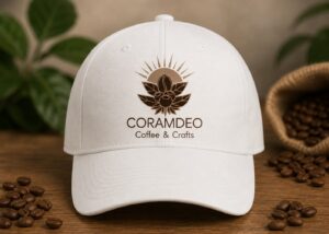 Gorra Coramdeo Blanca beisbolera