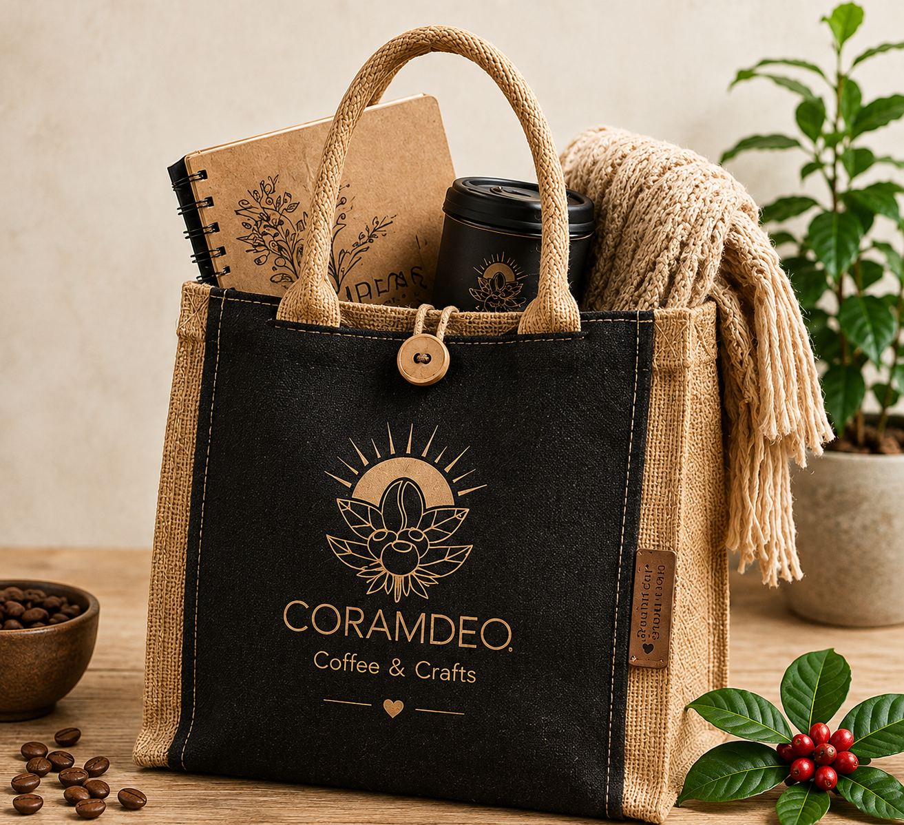 Bolsa Artesanal CORAMDEO – Hecha a Mano con Detalles Únicos - Imagen 3