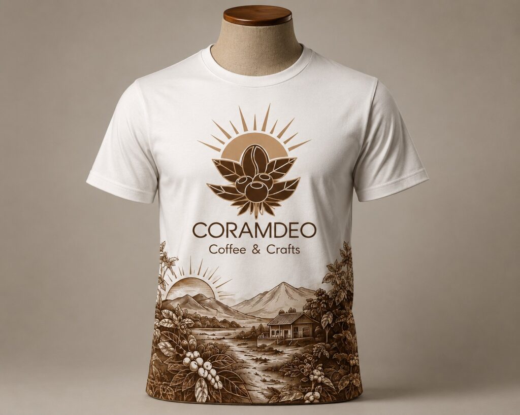 Camiseta Coramdeo tonos claros